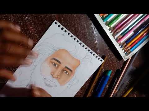 😊MS Dhoni Drawing with Color Pencils 🎨🎨| #art #drawing #easy tutotial