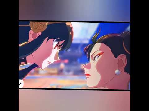 Amazing 😍 fight of Yor vs Chun Li #spyfamily #anime subscribe for more 🥰