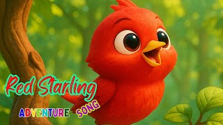 Red Starling Song | Joyful Children's Song | Kidsjourney