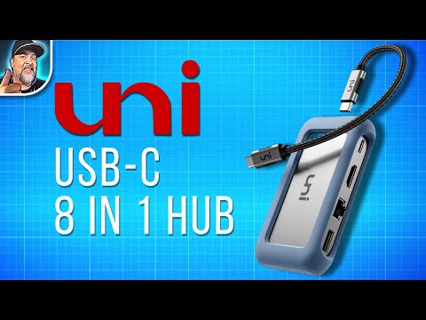 UNI 8-in-1 USB-C Hub Review and Unboxing