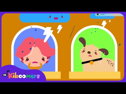 Rain Rain Go Away |  Animal Song | Pets | The Kiboomers Kids Songs and Nursery Rhymes