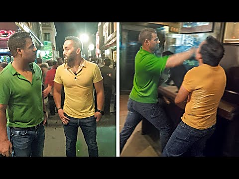 KAREN REFUSES TO MOVE THEN GETS KNOCKED OUT COLD.. (INSTANT KARMA)