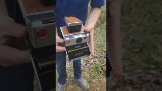 Loading up the SX-70 for its first shoot... #FilmPhotography #PolaroidSX70 #AnalogVibes