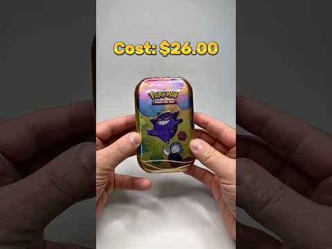 Pokemon Card Gengar Mini Tin Opening