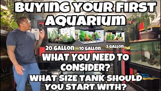 BUYING YOUR FIRST AQUARIUM