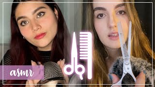 ASMR en español - Peluquería RELAJANTE (lavado y corte) con María ASMR