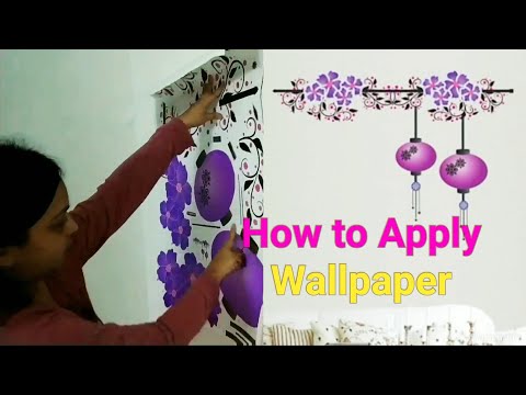 Low Budget Wall Decoration Ideas | How to Apply Wall Stickers on Wall and Review