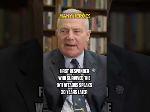 First responder who survived the 9/11 attacks speaks 20 years later #history #civics101 #news