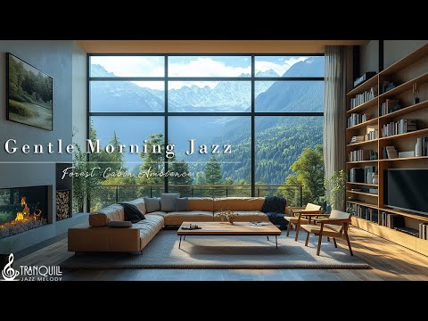 Morning of Positive Forest Jazz | Spring Morning Jazz At Forest Villa & Gentle Jazz To Relax