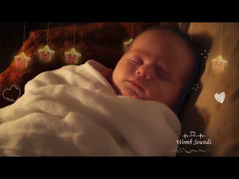 10 Hours of Womb Sounds & Heartbeats 💤 White Noise to Put Your Baby to Sleep