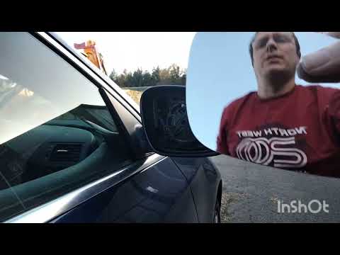 How to replace the mirror glass Passat b6 /Mk5 golf.