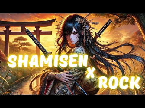 Japanese Shamisen 三味線 x Rock | 和風BGM Background Music for Work or Studying
