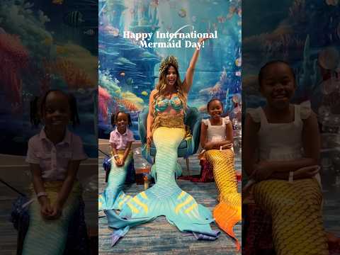 Shellebrating #InternationalMermaidDay at Orlando World Center Marriott with Mermaid Elle!✨