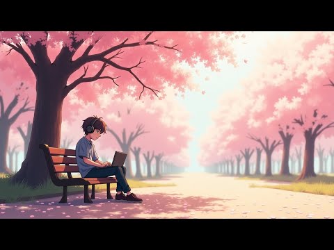 Sakura Breeze Lofi 🌸 Gentle Spring Beats for Study & Relax | Lazy Chill Boy