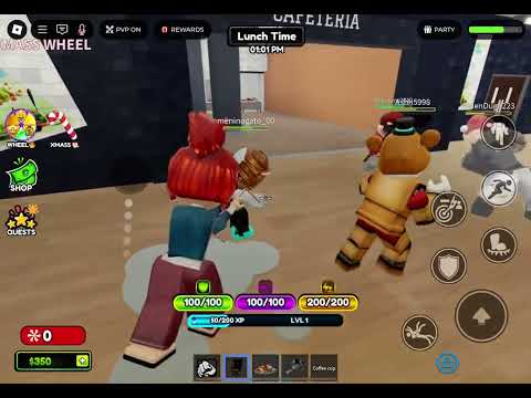 Beating up thugs in roblox