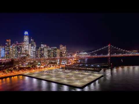 THE CITY COMES ALIVE AT NIGHT, MESMERIZING NIGHT SKY, TIME LAPSE