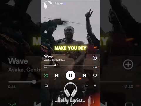 Wave by central cee and Asake | #shorts #asake #centralcee #afrobeats #amapiano
