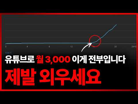 300만원 강의 들어도 알려주는 사람이 없습니다 | 유튜브 주제정렬 이론