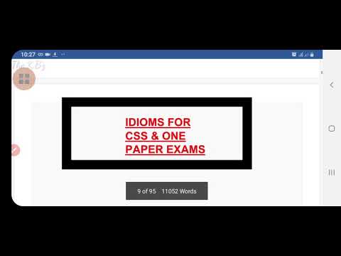 #Idioms for css // idioms for css preparation//fpsc idioms