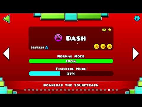 Geometry Dash 2.2 || Dash 100% (all coins)