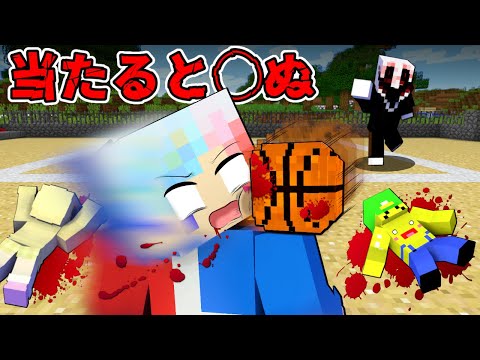 当たると◯ぬ恐怖のドッジボール大会に参加した結果…⁉😱🏀【マイクラ マインクラフト】ぽっぴんず