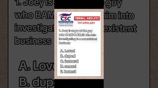 CIVIL Service Exam Reviewer 2024 | Verbal Ability