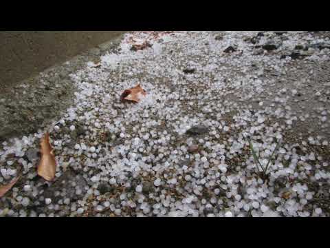 Graupel / Small Hail Near Mariposa, CA 11/29/2019