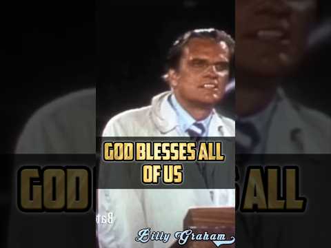God Blesses All of Us - Billy Graham #billygraham #jesuschrist #bible #billygrahamshorts #salvation