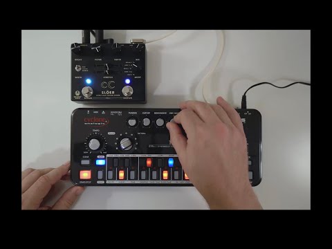 Exploring the Walrus Slöer reverb with synths (Nymphes, Moog One, TT-303, MS-20)