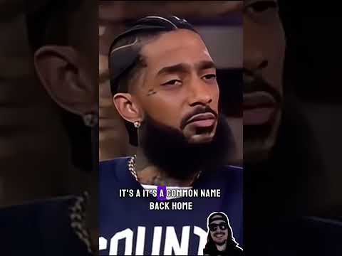 Nipsey Hussle Explains the Meaning Behind His Tattoos 🖋️💙