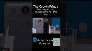 “The Crown Prince Escorts Trump to Air Force One: A Historic Transfer of Power!”