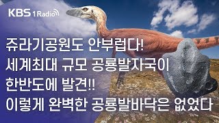 [라디오 전국일주] 쥬라기공원도 안부럽다! 세계최대 규모 공룡발자국이 한반도에 발견!! 이렇게 완벽한 공룡발바닥은 없었다 (07월19일)