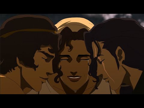 Blood of Zeus Season 3 Ending Scene - Heron & Seraphim Reunite with Mother