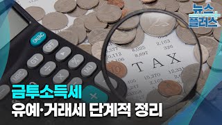 추경호 “금융투자소득세 유예·거래세 단계적 정리해야”/한국경제TV뉴스