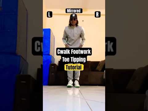 Toe Tipping Cwalk Footwork tutorial #jddancetutorial #cwalk #cwalktutorial #cwalkconnection