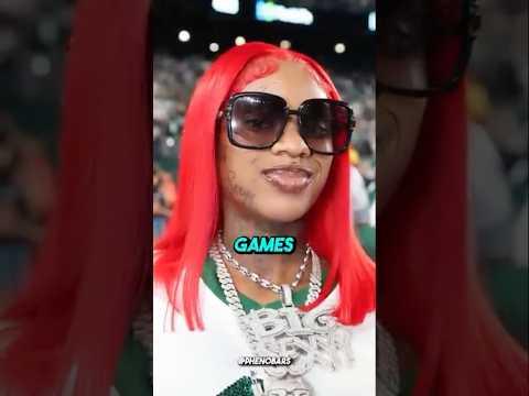 Sexyy Red tells WHY she goes to Football Games 😳 #shorts #like #love #music #foryou #fyp #funny #la
