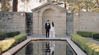 Greystone Mansion & Gardens. The Doheny Estate, California. David & Jenny   wedding teaser