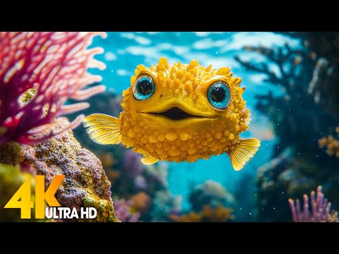 The Fascinating Realm of Marine Reptiles, Aquarium 4K Video, Experience the Tranquility of Sea Life