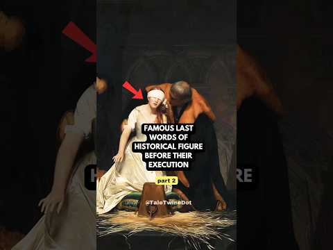 Famous last words of #historicalfigures before their execution part 2 #art #history #painting #sad