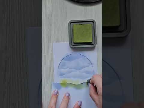Quick and easy madking technique #cards #diy #homemadecards #easycards #cardcreations #distressoxide