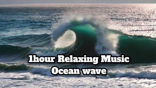 1 Hour Ocean Serenity Relaxing Waves -  Listen And Feel Soft Piano Music For Stress Relief