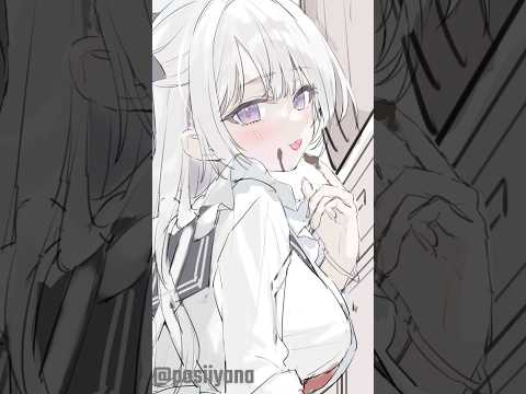 バレンタインイラスト描いてみた🍫 #イラストメイキング #shorts