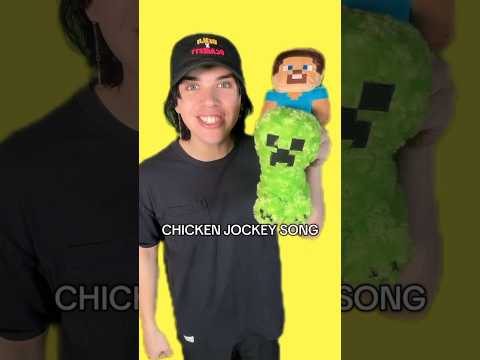 Chicken Jockey Song Lyrics 🎶 (Minecraft Movie Song by BENJIxScarlett)