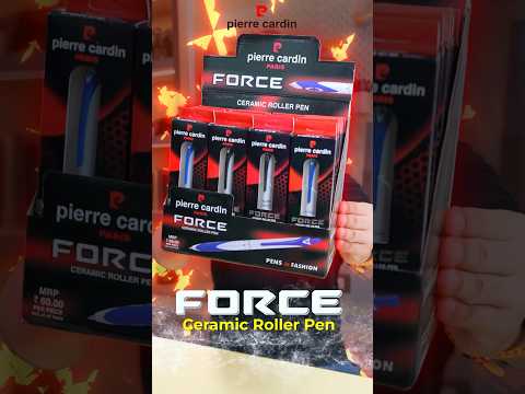 Smooth + Retractable Ceramic Pen : Pierre Cardin Force 🤩🤩 #Shorts #SYShorts 656