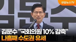김문수 "국회의원 10% 감축"…나흘째 수도권 유세 / 연합뉴스TV (YonhapnewsTV)