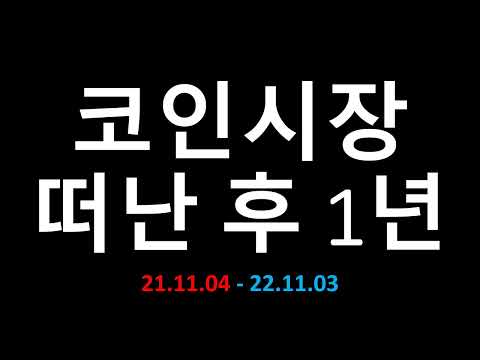코인 처분 후 1년 투자왕
