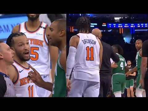 Al Horford has words with Jalen and Rick Brunson and Celtics win Game 3 vs Knicks