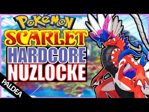 Pokémon Scarlet Hardcore Nuzlocke - NEW Paldean Pokémon Only! (No items, No overleveling)