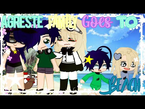 Agreste family goes to beach ❦  Agreste family  ❦ Mlb ❦  Gacha club  ❦ Original ❦Inspired