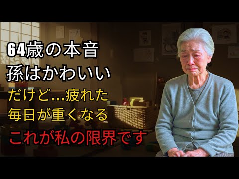 64歳、孫は愛しいけれど──毎日が、少しずつ重くなっていく。【人生のお便り】【老後】【人生の知恵】